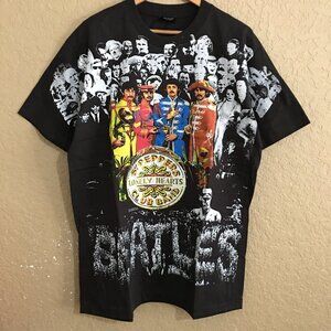 The Beatles Sgt Peppers All Over Print T-Shirt XL Giant